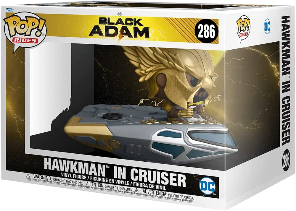 Funko Pop! Rides Super Deluxe: Black Adam - Hawkman in Cruiser - Fundom