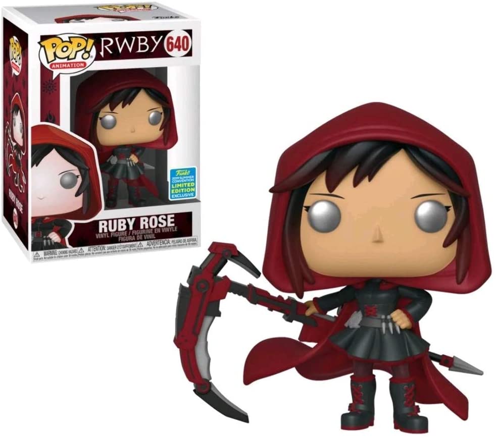 Funko Pop! RWBY Ruby Rose With Hood Exclusive Vinyl Figure - Fundom