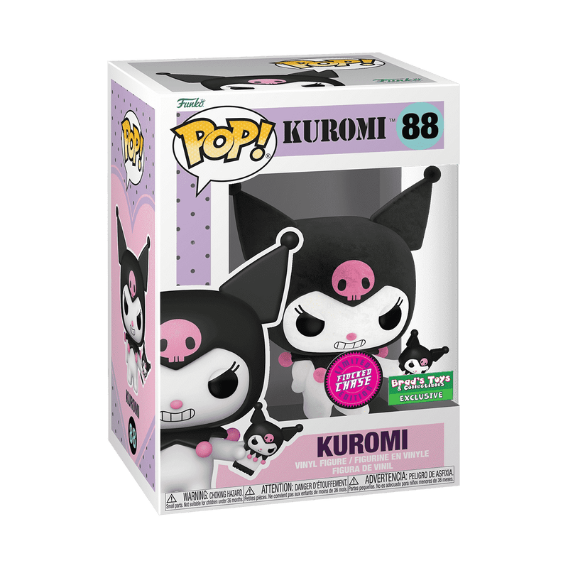 Funko Pop! Sanrio: Kuromi - Kuromi with Phone Flocked Chase 88 Brad's Toys & Collectibles Exclusive - Fundom