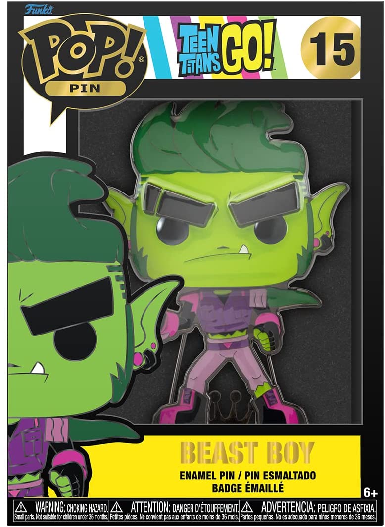 Funko Pop! Sized Pin DC: Teen Titans - Beast Boy - Fundom