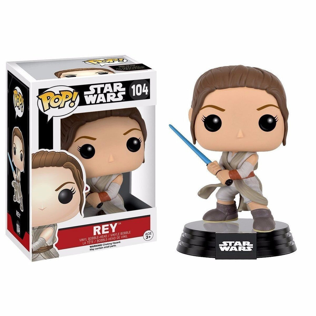 Funko Pop! Star Wars Episode 7 Rey With Lightsaber Vinyl Action Figure - Fundom
