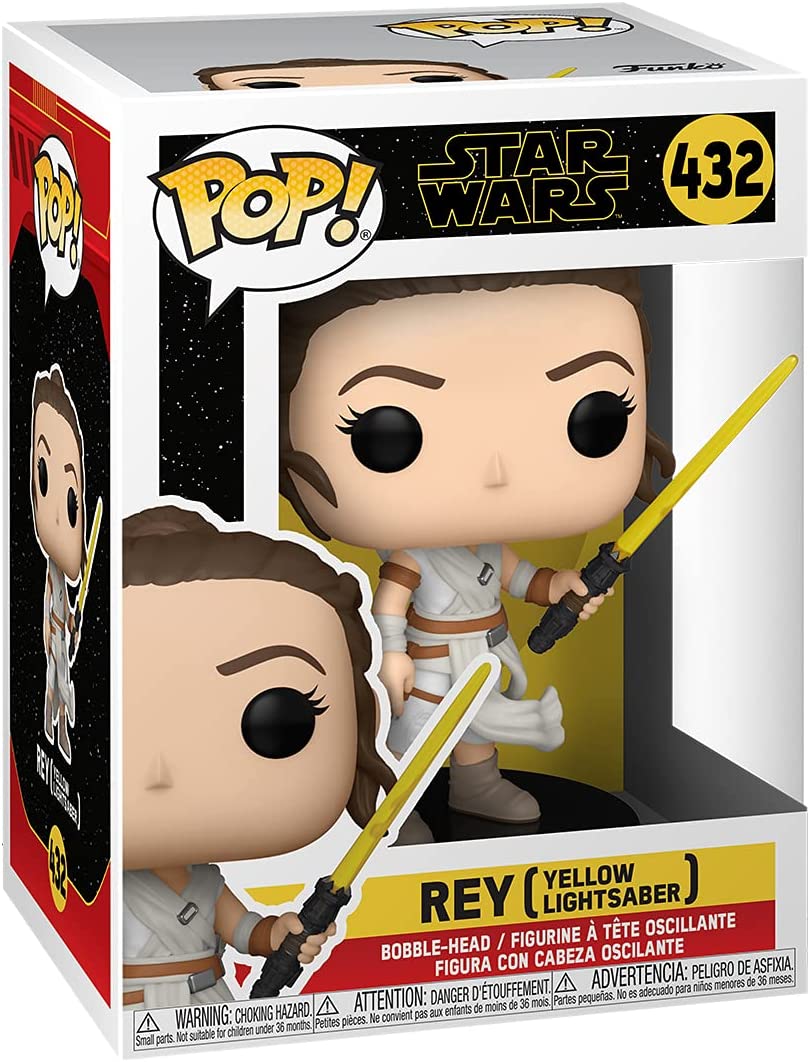 Funko Pop! Star Wars Episode 9 Rey with Yellow Saber Vinyl Figure - Fundom