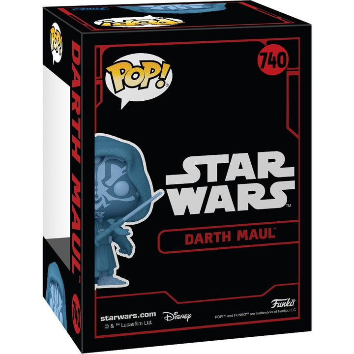 Funko Pop! Star Wars - Hologram Darth Maul Glow - in - the - Dark 740 Specialty Series - Fundom