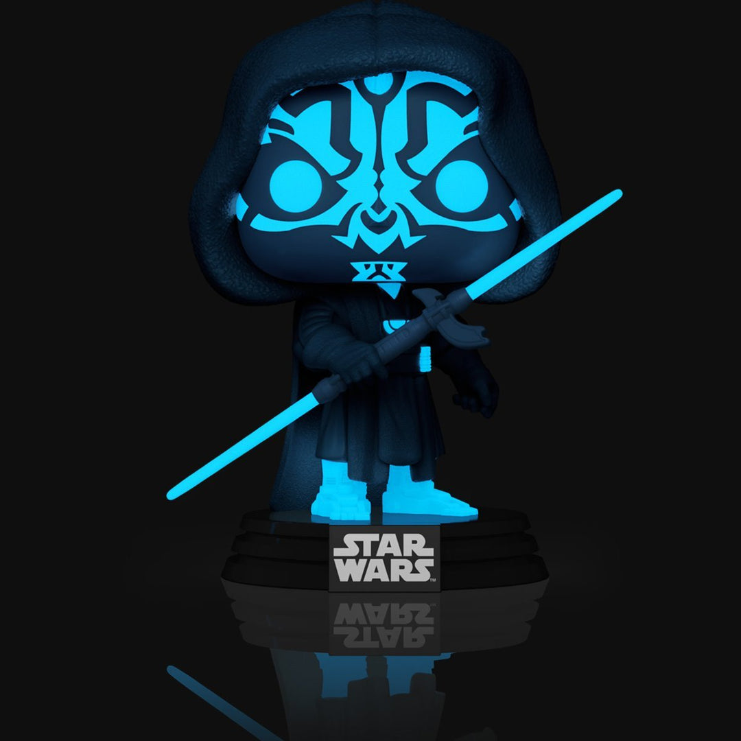 Funko Pop! Star Wars - Hologram Darth Maul Glow - in - the - Dark 740 Specialty Series - Fundom