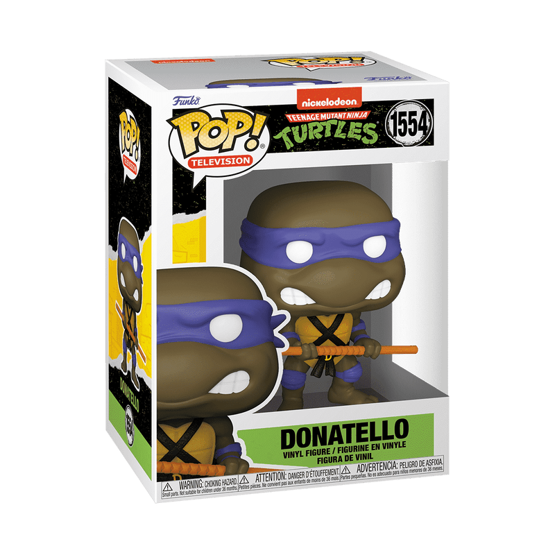 Funko Pop! Television: Teenage Mutant Ninja Turtles - Donatello Classic 1554 - Fundom