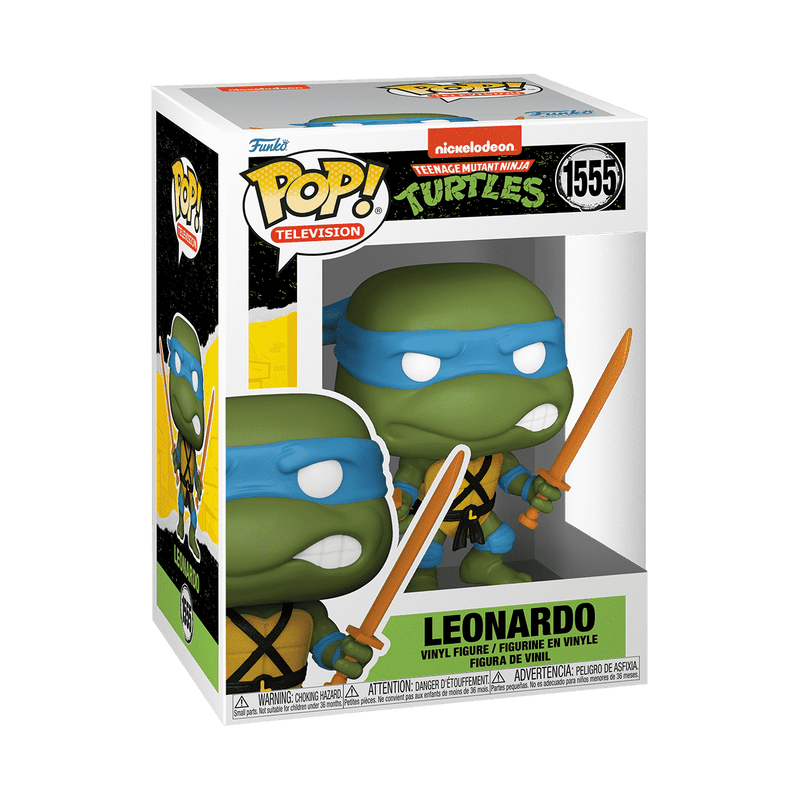 Funko Pop! Television: Teenage Mutant Ninja Turtles - Leonardo Classic 1555 - Fundom