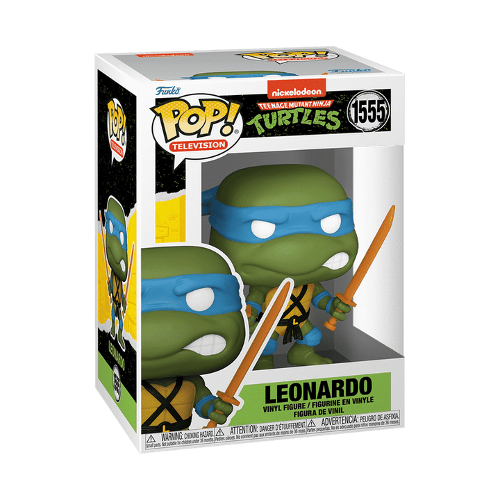 Funko Pop! Television: Teenage Mutant Ninja Turtles - Leonardo Classic 1555 - Fundom