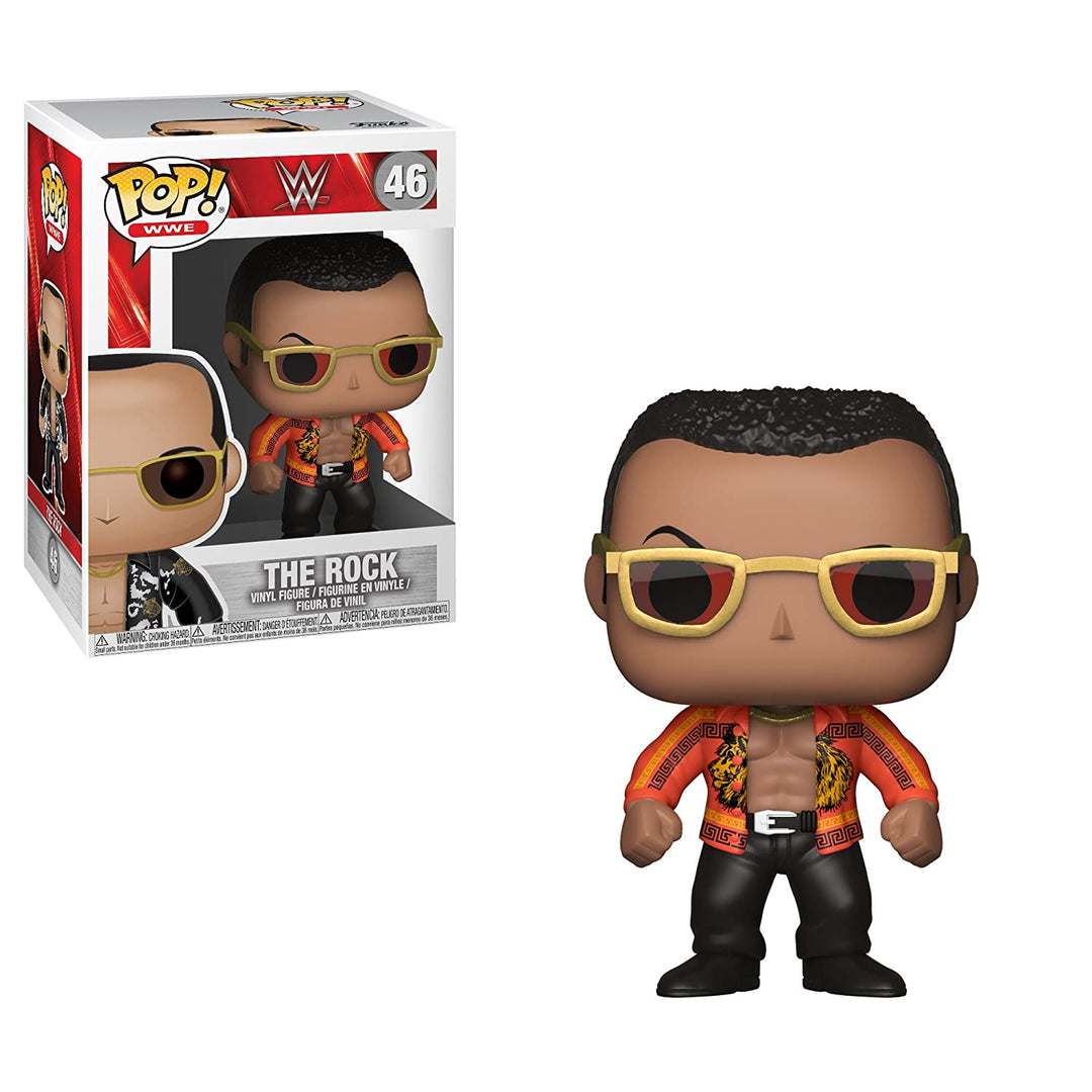 Funko Pop WWE The Rock Old School Chase Vinyl Action Figure - Fundom