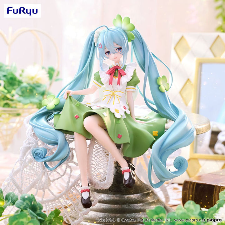 FuRyu - Vocaloid - Hatsune Miku Flower Fairy Clover Noodle Stopper Figure - Fundom