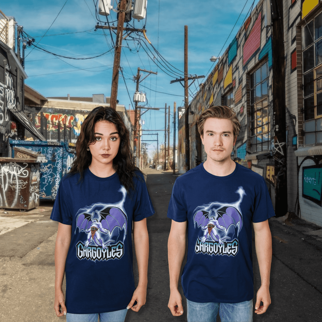 Gargoyles Goliath Thunder Disney 90's Retro Cartoon Adult T-Shirt - Fundom