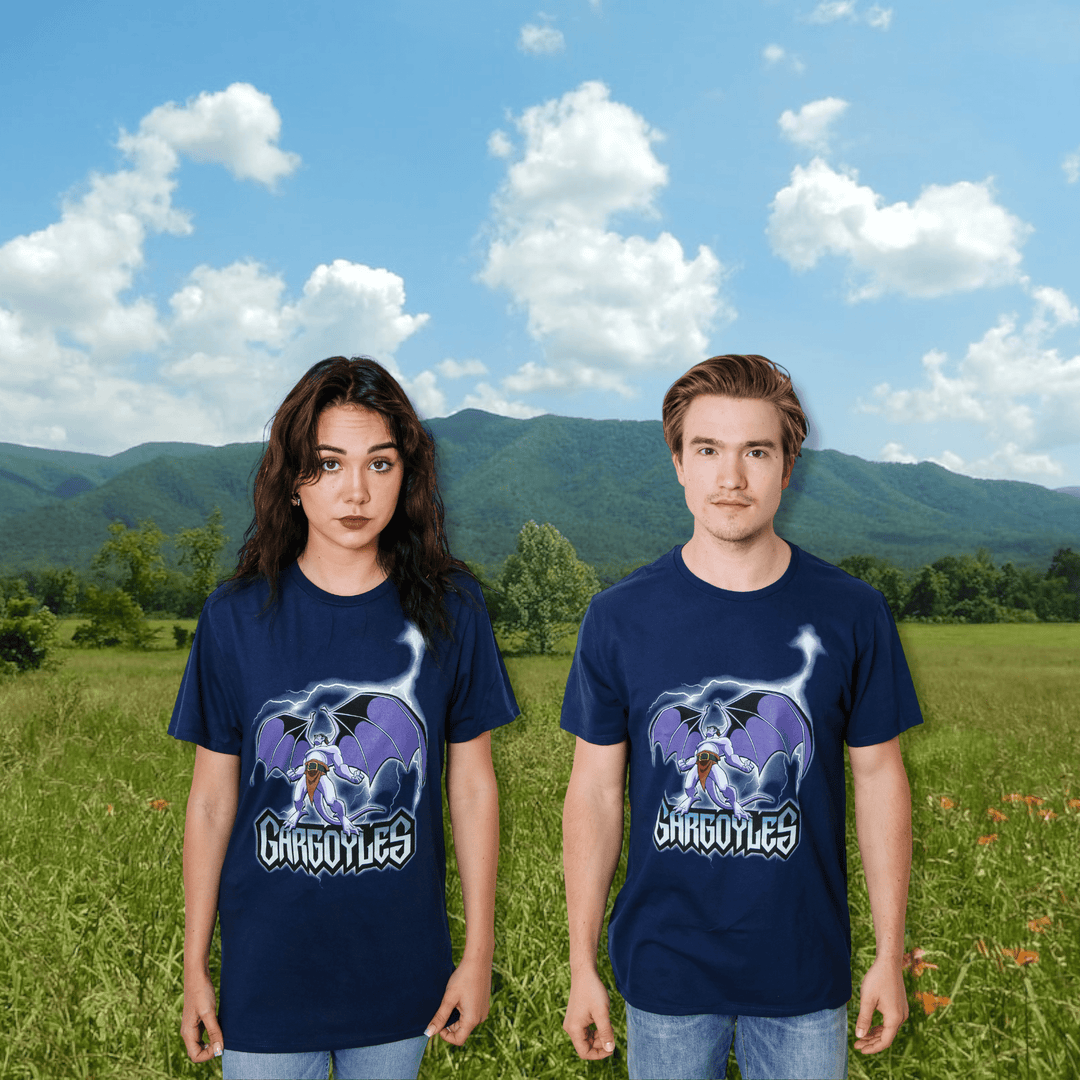 Gargoyles Goliath Thunder Disney 90's Retro Cartoon Adult T-Shirt - Fundom