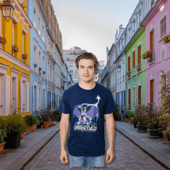 Gargoyles Goliath Thunder Disney 90's Retro Cartoon Adult T-Shirt - Fundom