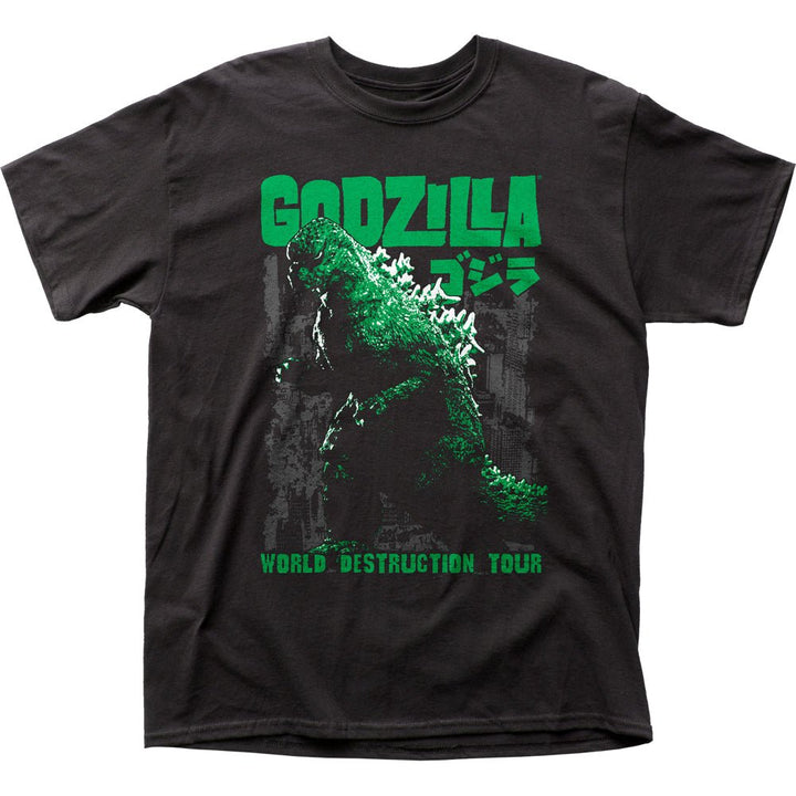 Godzilla World Destruction Tour Adult T-Shirt - Fundom