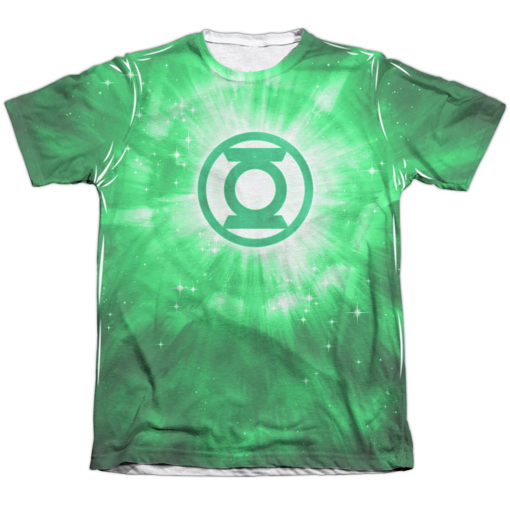 Green Lantern Symbol Green Energy Sublimation Allover Print Adult T-Shirt - Fundom
