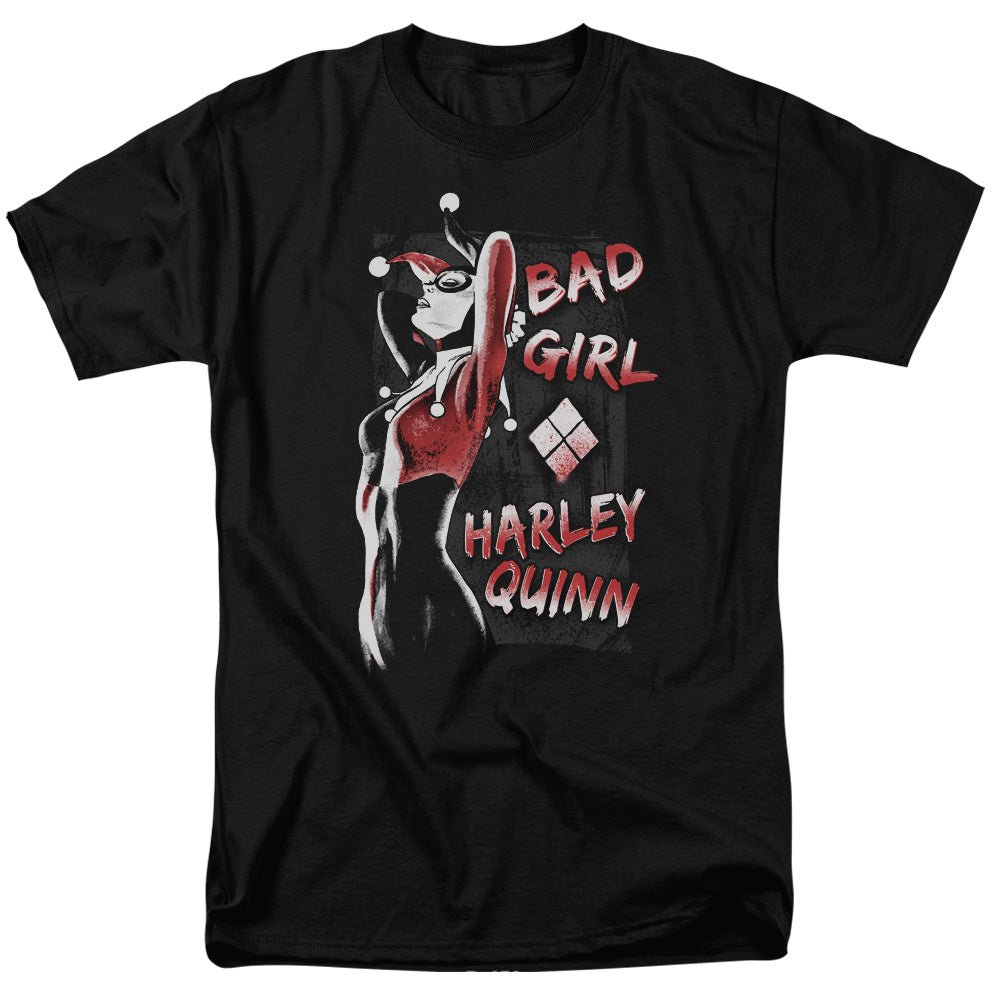 Harley Quinn Bad Girl Batman DC Comics Adult T-Shirt - Fundom