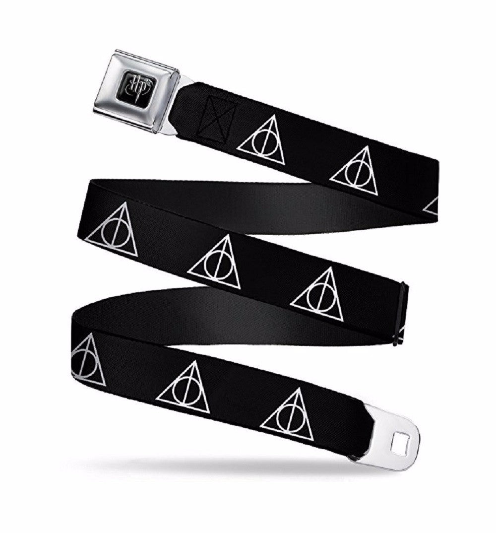 Harry Potter Deathly Hollows Symbol Seatbelt Belt - Fundom