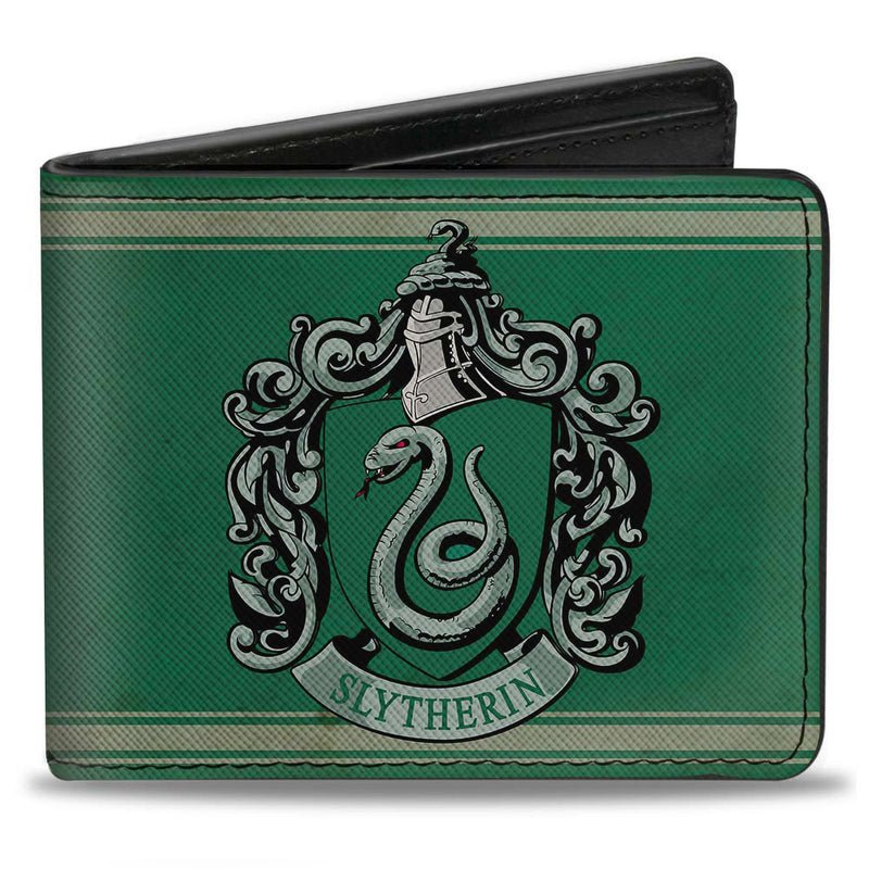 Harry Potter Slytherin Crest Logo Adult Bi - Fold Wallet - Fundom