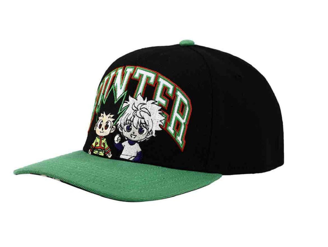 Hunter X Hunter Gon and Killua Elite Chibi Anime Black Snapback Cap Hat - Fundom