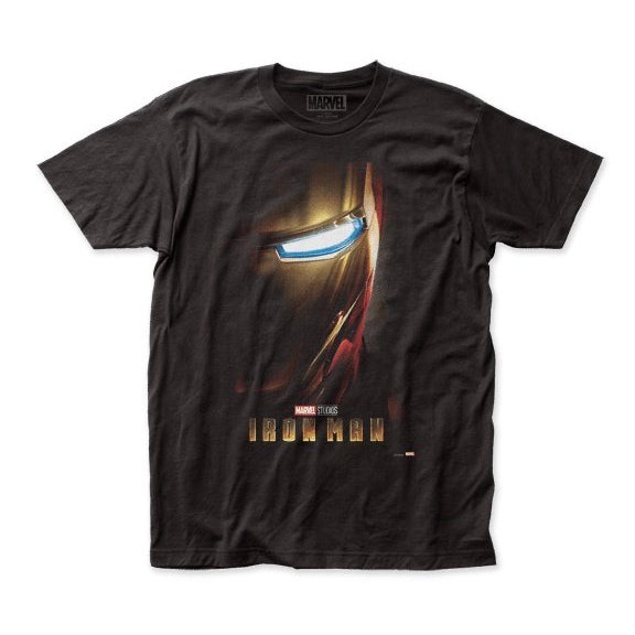 Iron Man Movie Poster Fitted Adult T-Shirt - Fundom