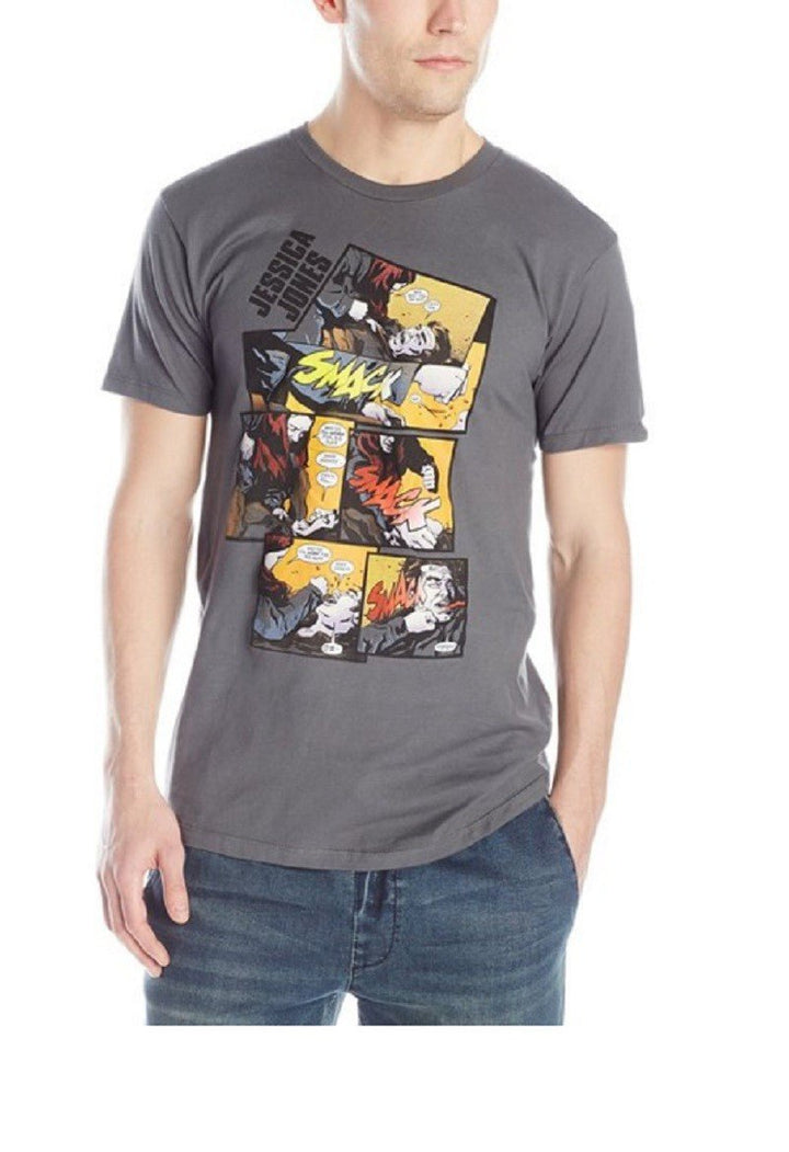 Jessica Jones Smack Attack Marvel Comics Adult T-Shirt - Fundom