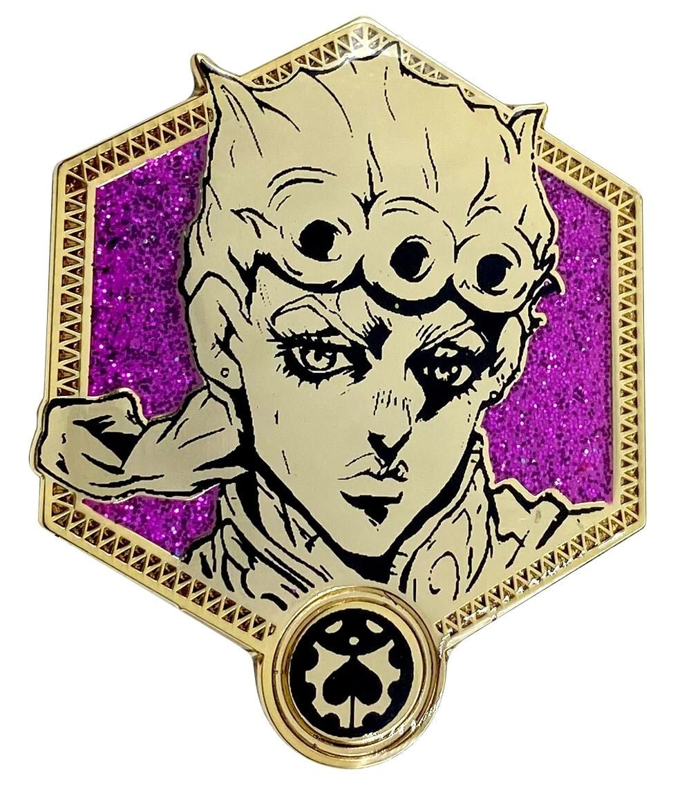 JoJo's Bizarre Adventure Giorno Giovanna Golden Series Enamel Pin - Fundom