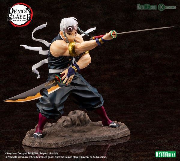 Kotobukiya - Demon Slayer: Kimetsu no Yaiba - Tengen Uzui ArtFX J Figure - Fundom