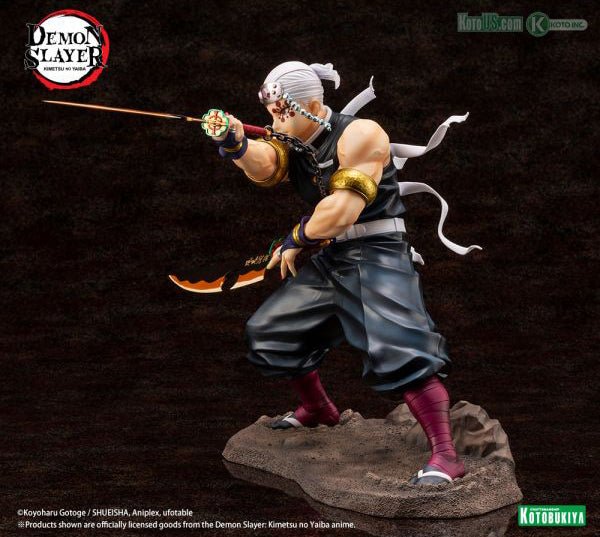 Kotobukiya - Demon Slayer: Kimetsu no Yaiba - Tengen Uzui ArtFX J Figure - Fundom