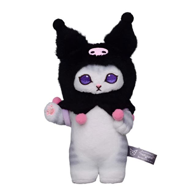 Mofusand Sanrio Kuromi Cat Plush 6"