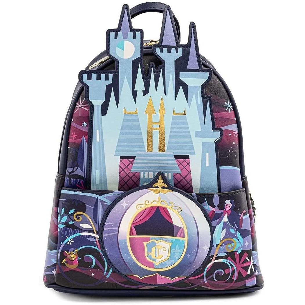 Loungefly Disney Cinderella Castle Series Mini Backpack Bag - Fundom
