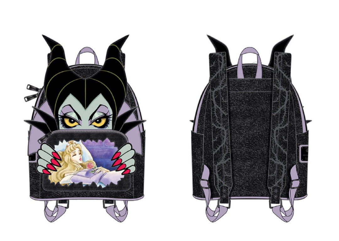 Loungefly Disney Villains Scene Maleficent Sleeping Beauty Mini Backpack Bag - Fundom