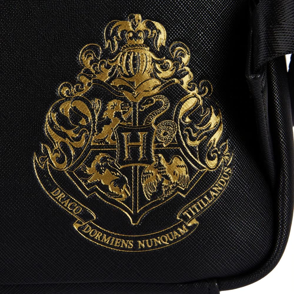 Loungefly Harry Potter Trilogy Triple Pocket Womens Double Strap Shoulder Bag Purse Backpack - Fundom