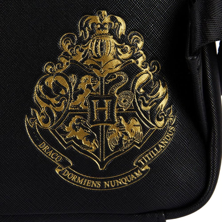 Loungefly Harry Potter Trilogy Triple Pocket Womens Double Strap Shoulder Bag Purse Backpack - Fundom