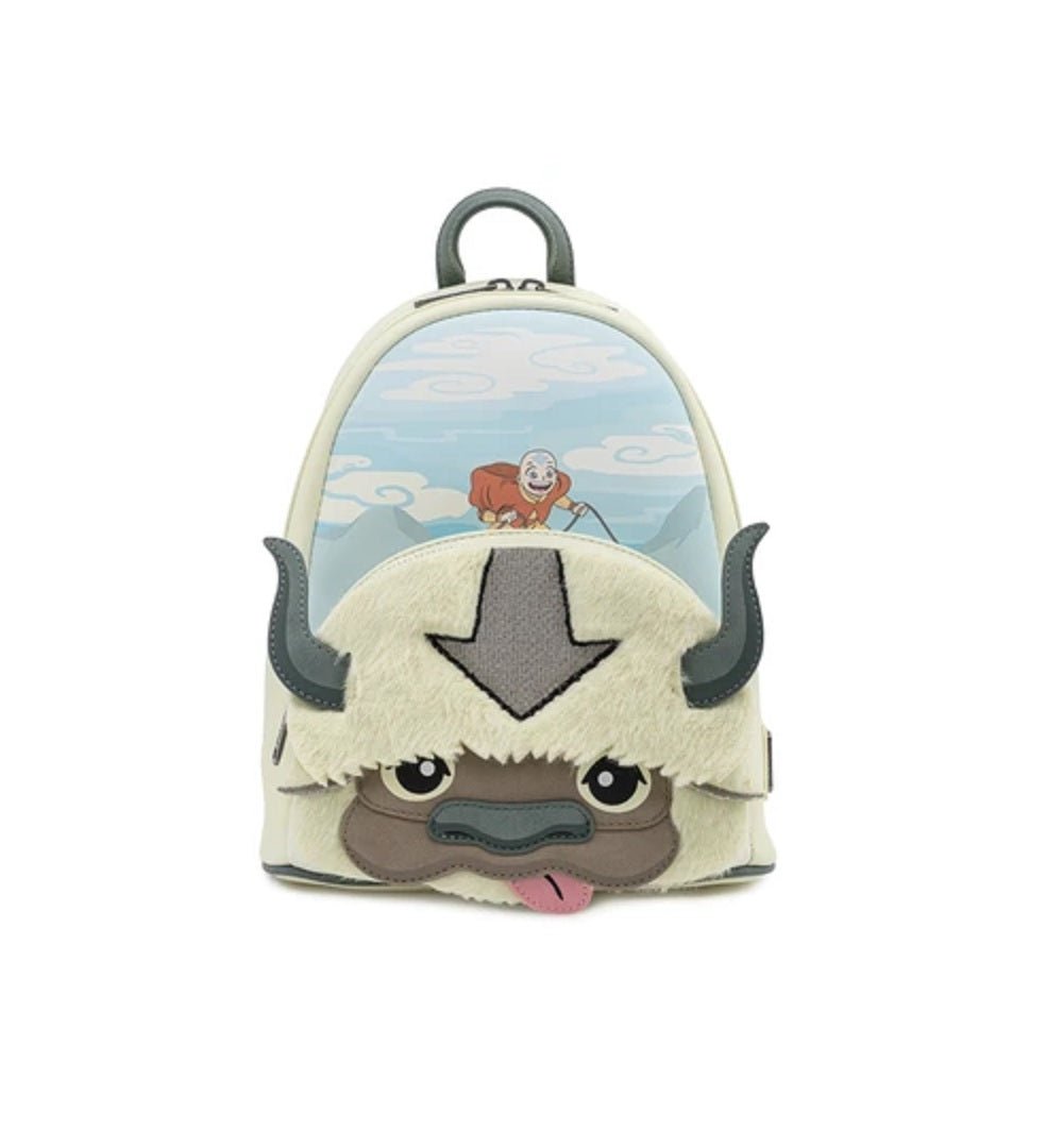 Loungefly Nickelodeon Avatar Aang Appa Cosplay Womens Double Strap Shoulder Backpack Bag - Fundom