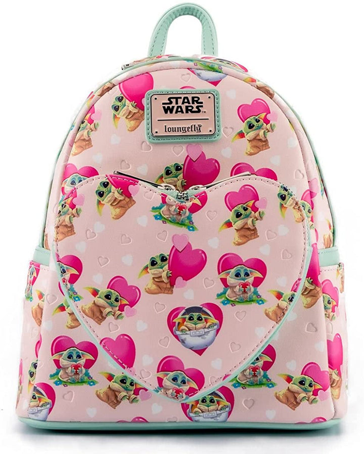 Loungefly Star Wars Mandalorian Grogu Valentines Womens Double Strap Shoulder Bag Purse - Fundom
