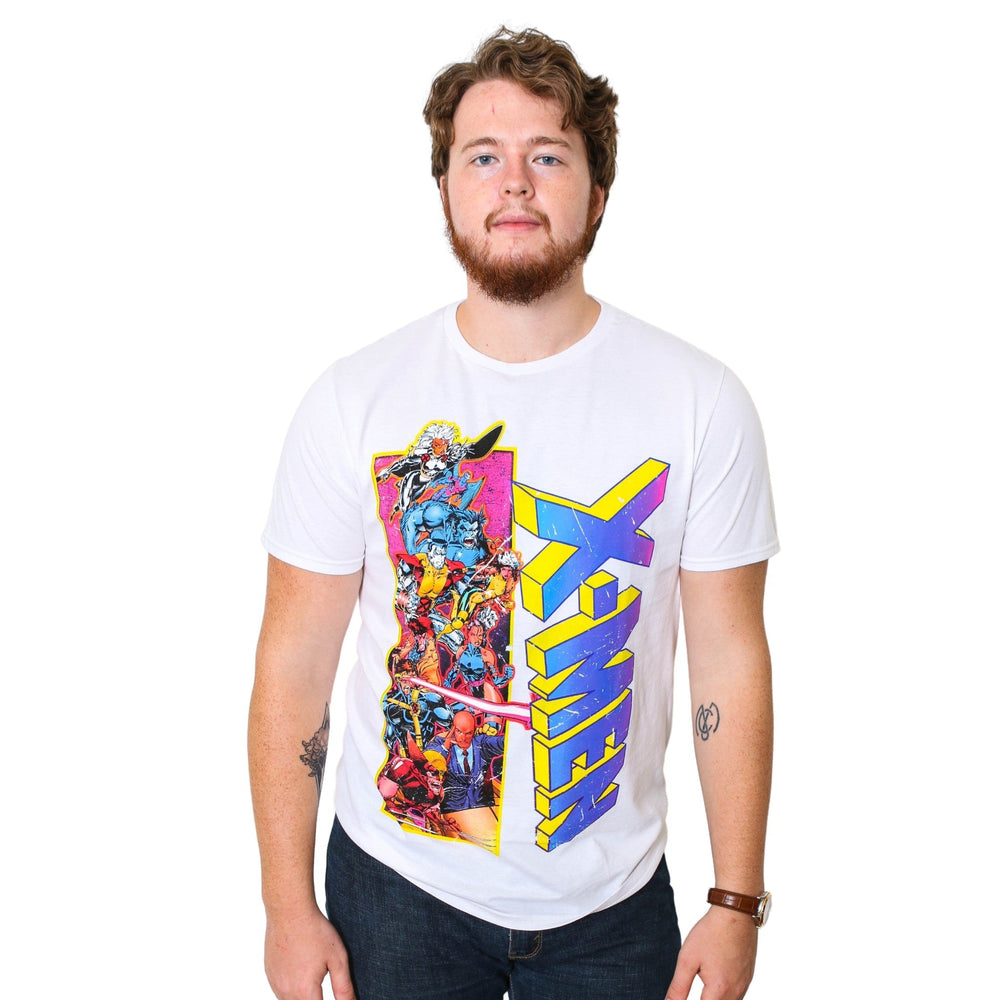 Marvel X - Men 90's Team Wolverine Gambit Rogue Cyclopes Men's T-Shirt - Fundom
