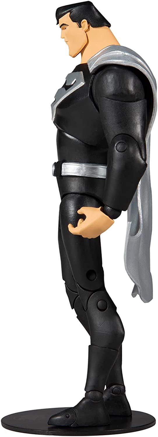 McFarlane Toys DC Multiverse Superman Black Suit Variant The Animated Series 7" Action Figure - Fundom