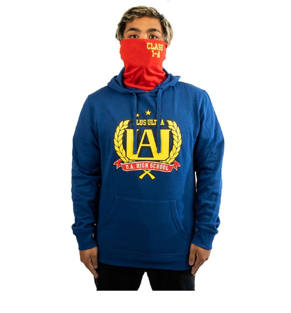 My Hero Academia AnIme U.A High School Adult Hoodie with Built - in Mask - Fundom