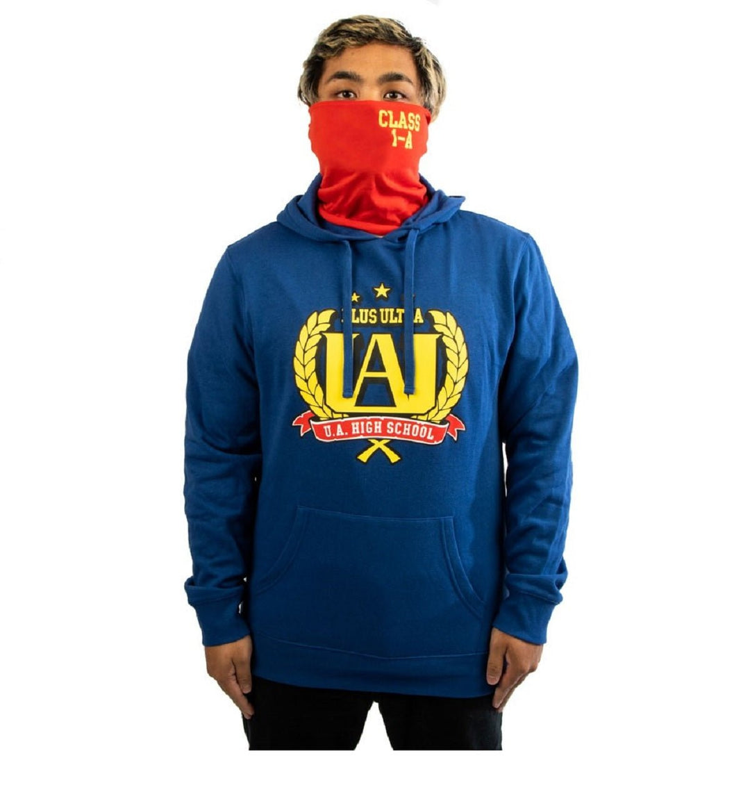 My Hero Academia AnIme U.A High School Adult Hoodie with Built - in Mask - Fundom