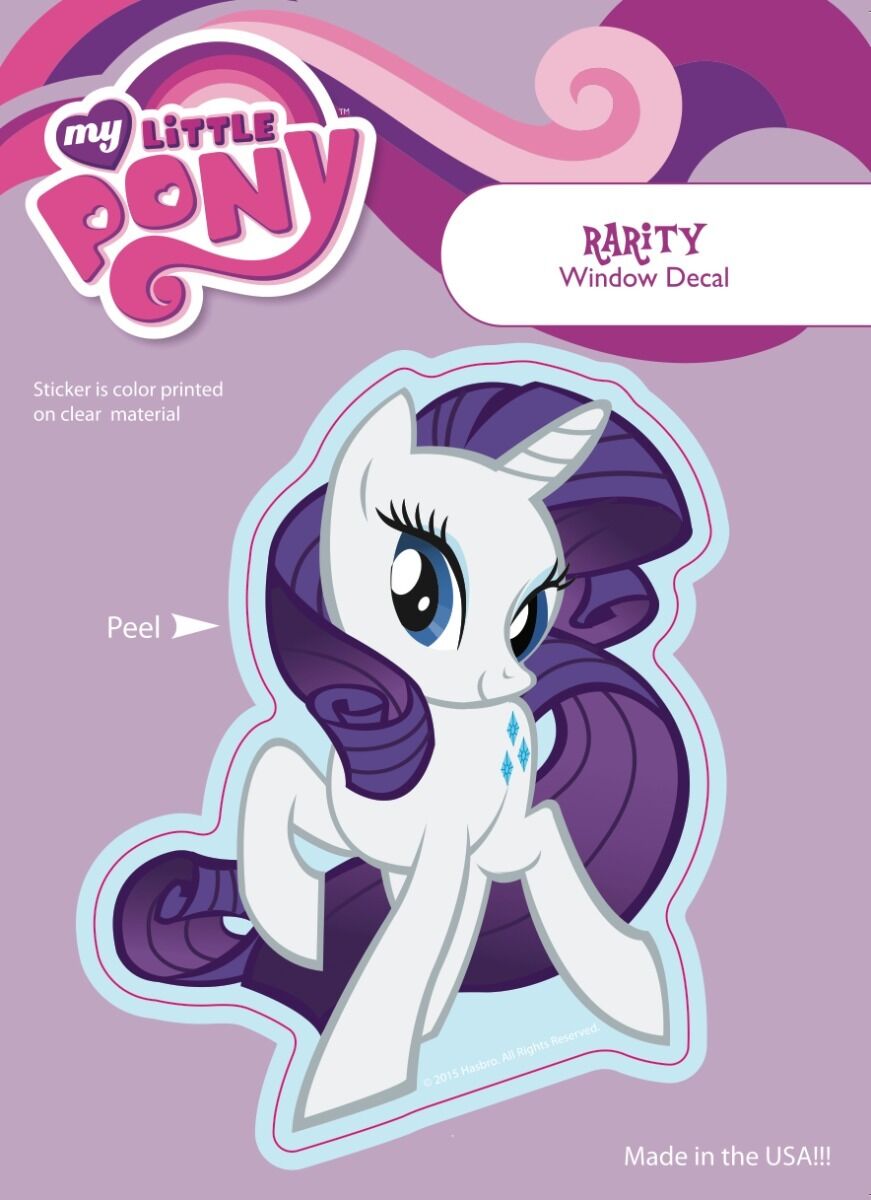 My Little Pony Rarity Car Window Decal Sticker - Fundom
