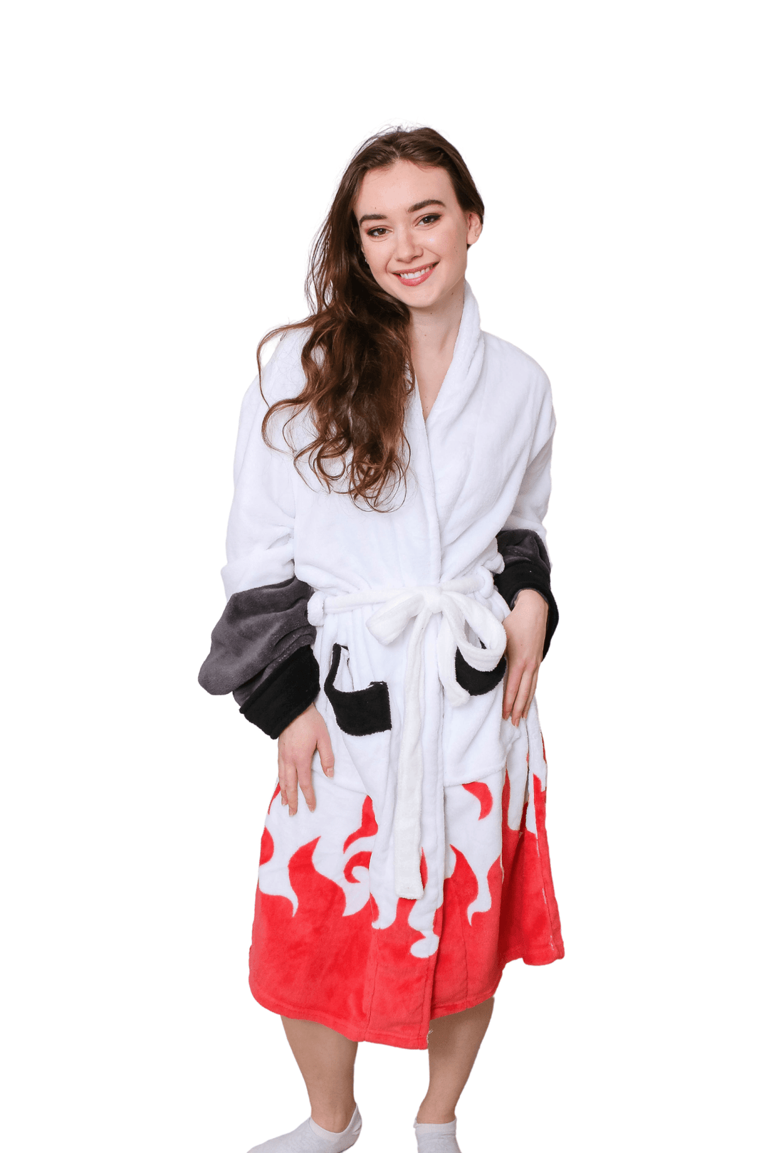 Naruto Shippuden 4Th Hokage Costume Fleece Bathrobe - Fundom