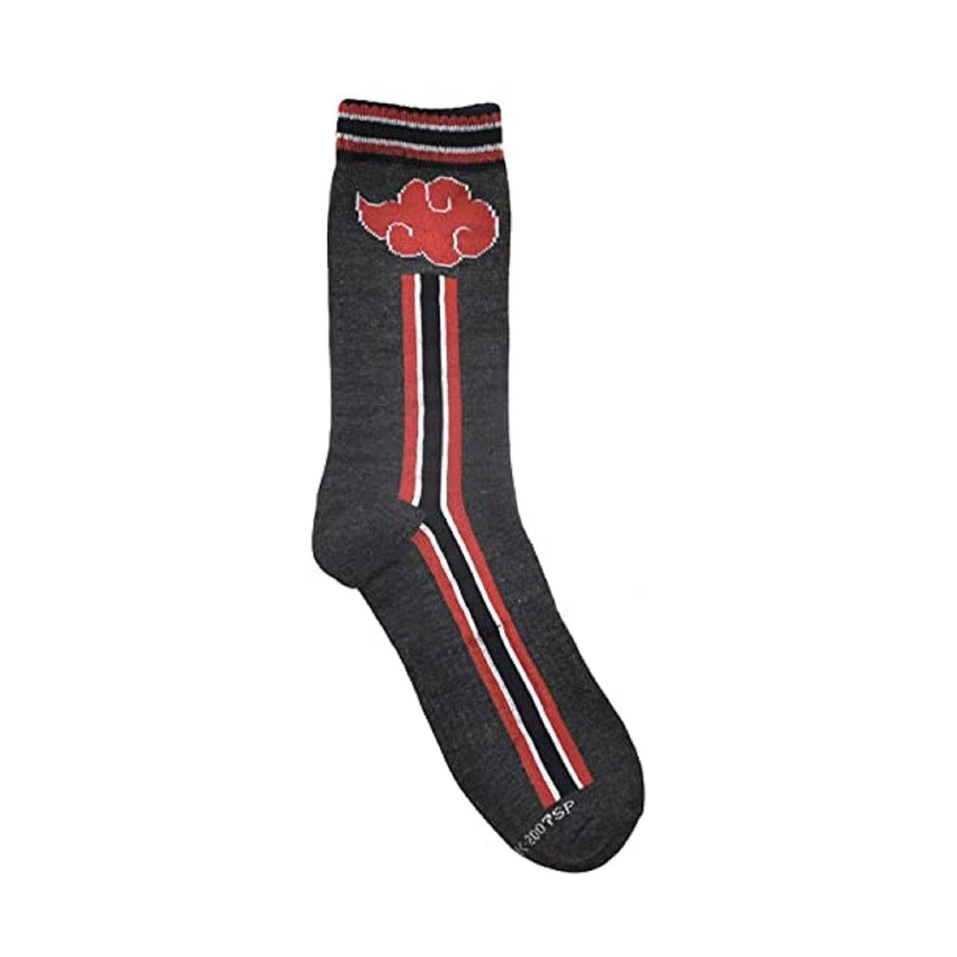 Naruto Shippuden Akatsuki Cloud Anime Crew Socks - Fundom