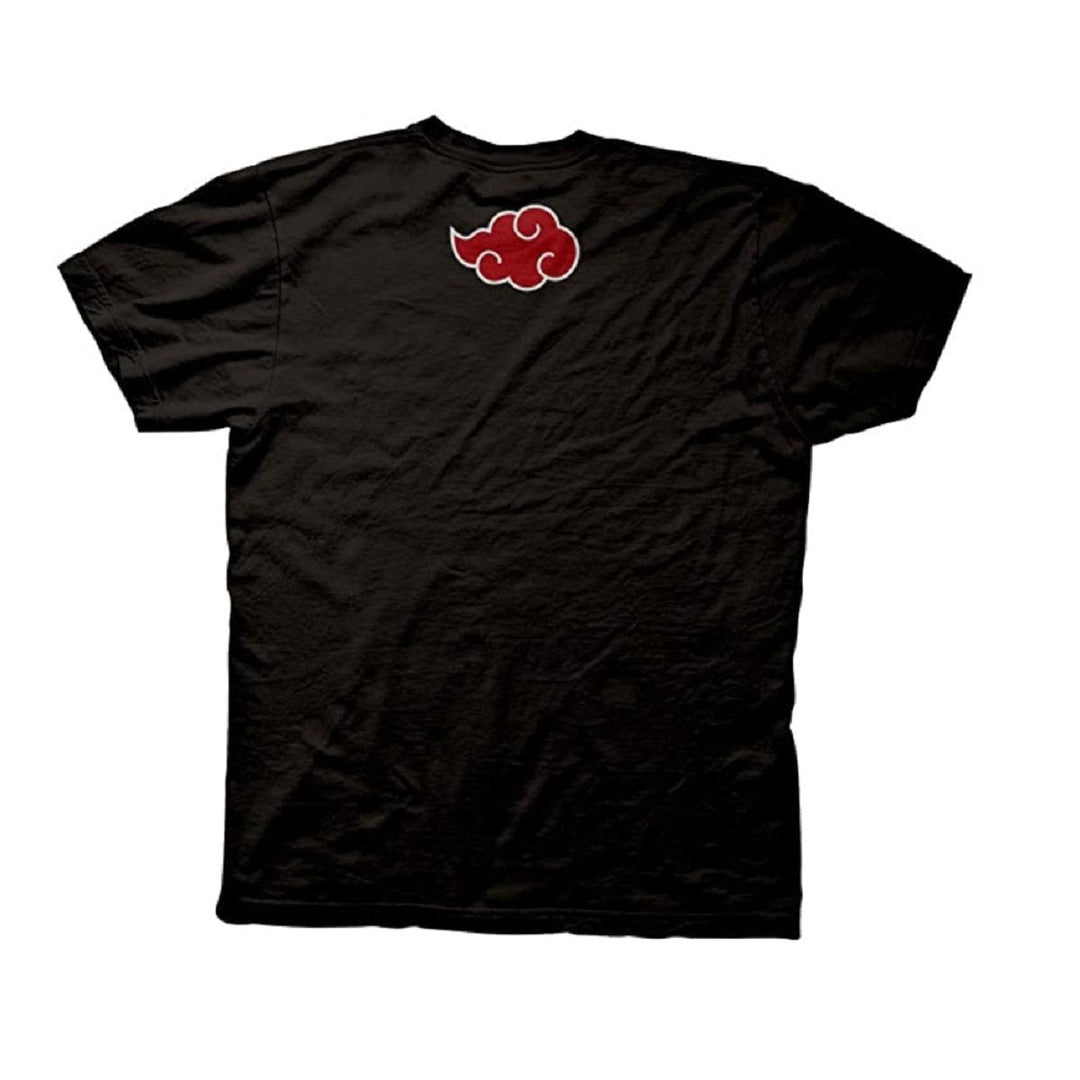 Naruto Shippuden Akatsuki Clouds Village Symbols Adult T-Shirt - Fundom