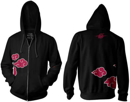 Naruto Shippuden Anti Leaf Clouds Akatsuki Anime Adult Hoodie - Fundom