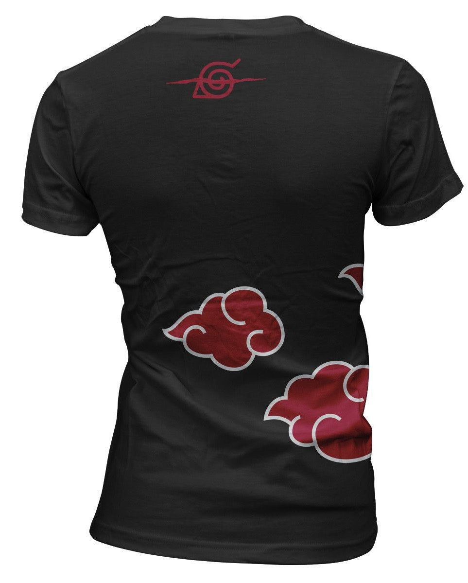 Naruto Shippuden Anti Leaf Clouds Akatsuki Junior T-Shirt - Fundom