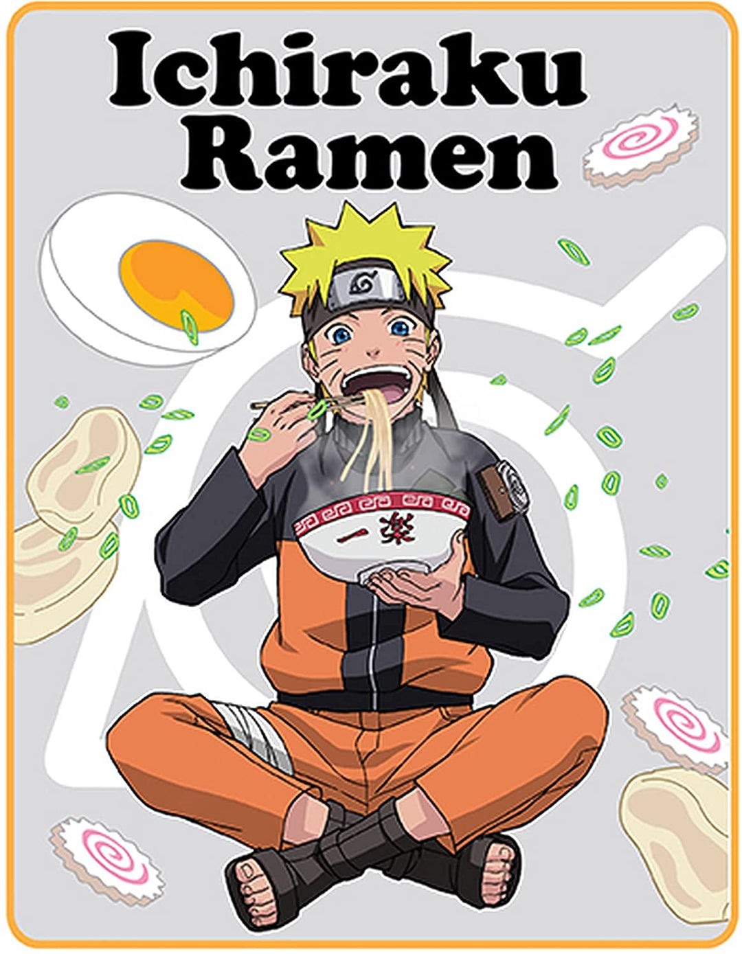 Naruto Shippuden Ichiraku Ramen Comfy Fleece Throw Blanket 45in. By 60in. - Fundom