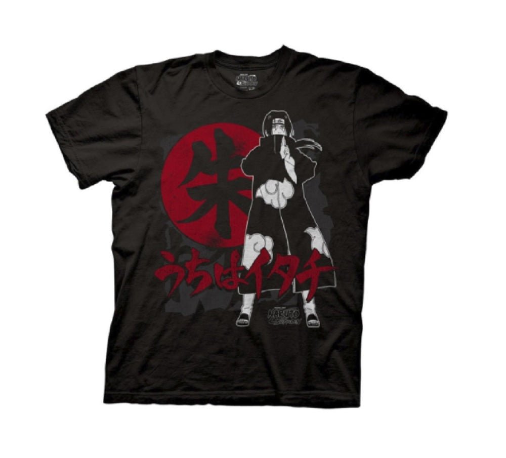Naruto Shippuden Itachi Symbols Anime Adult T-Shirt - Fundom