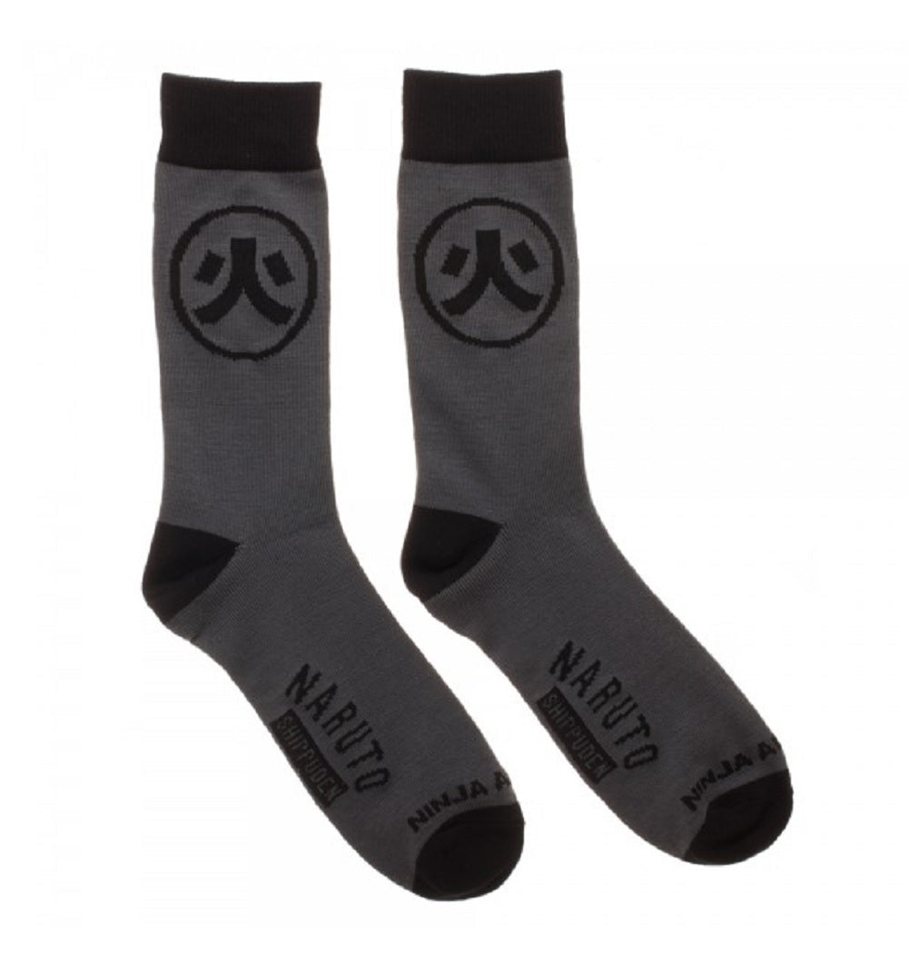 Naruto Shippuden Ninja Academy Symbols Crew Socks 2 Pack - Fundom