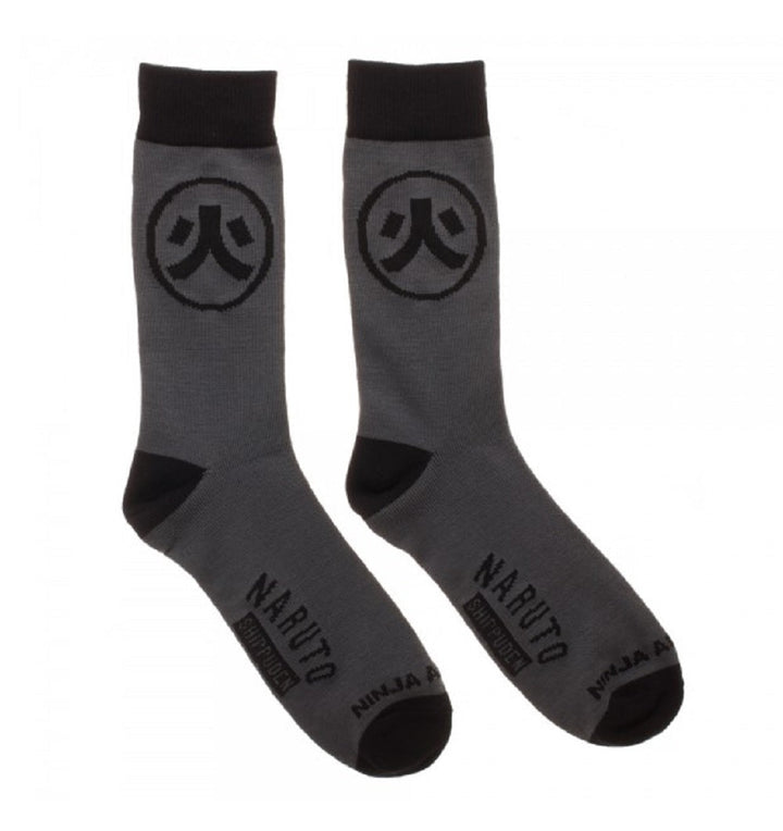 Naruto Shippuden Ninja Academy Symbols Crew Socks 2 Pack - Fundom