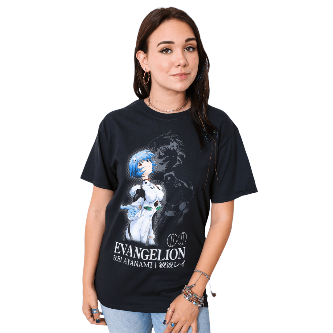 Neon Genesis Evangelion Rei Ayanami Adult T Shirt - Fundom