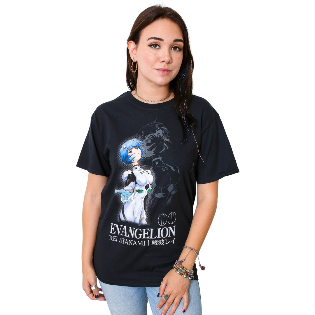 Neon Genesis Evangelion Rei Ayanami Adult T Shirt - Fundom